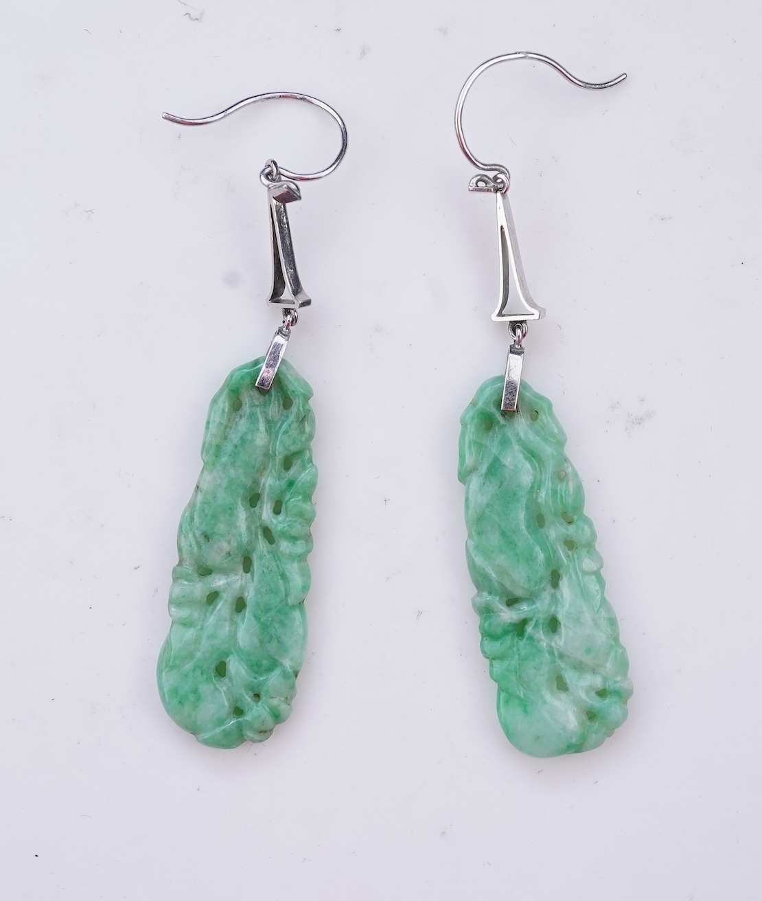 A jadeite demi-parure, 1920s